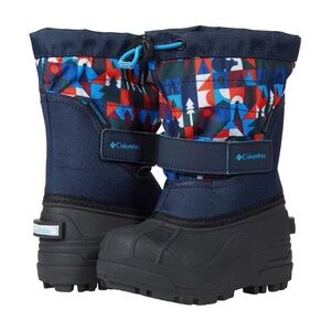 NWT Columbia Unisex-Child Childrens Powderbug Plus II Print Snow Boot Sz 11